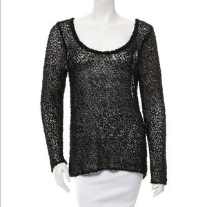 Rag & Bone Sheer Wool Knit Sweater